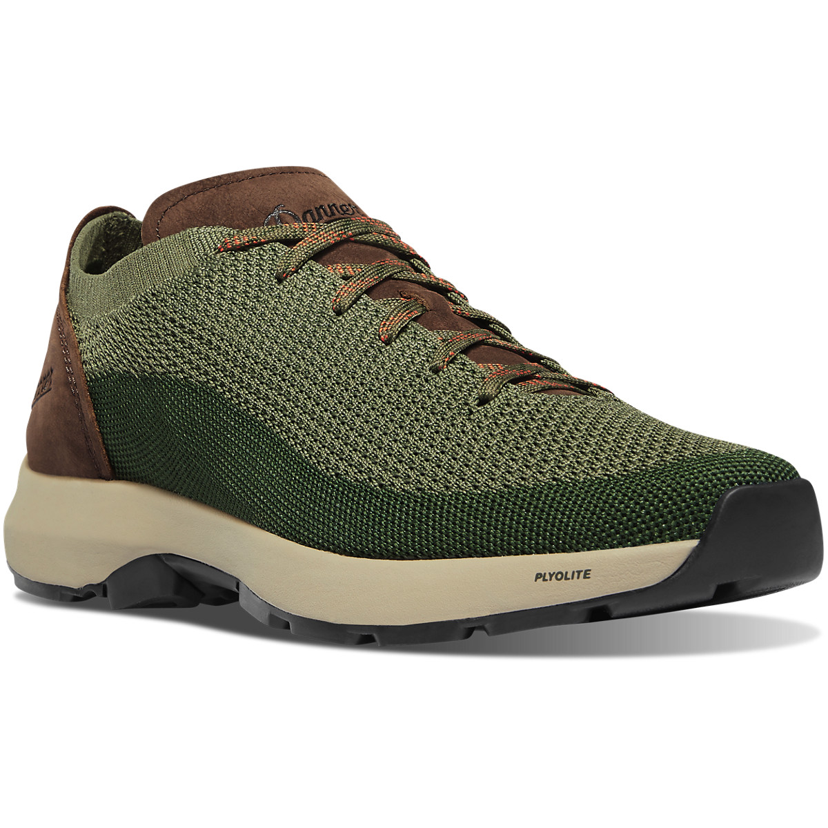 Danner Mens Caprine Low Hiking Shoes Green/Brown - ISE780942